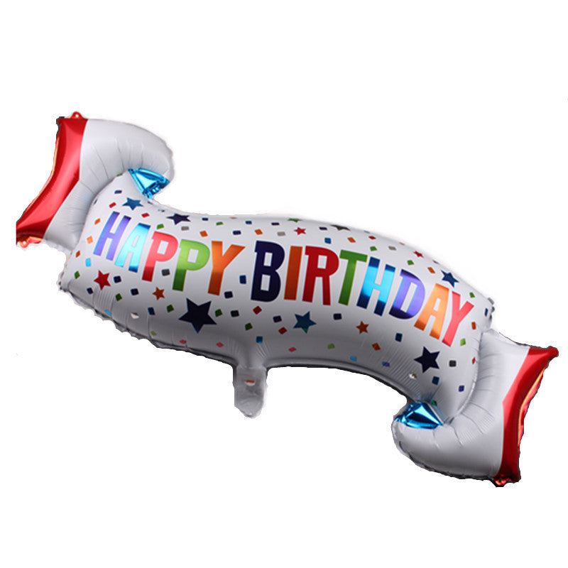 "Happy Birthday" 38x19in