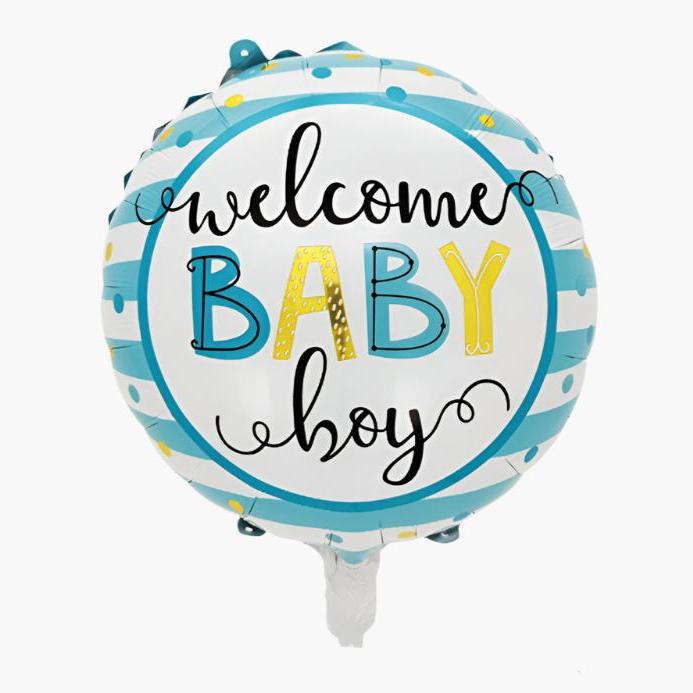 "Welcome Baby Boy" 18in