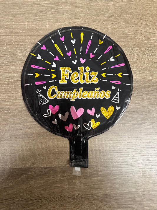 “Feliz Cumpleaños” 10in Foil Balloon