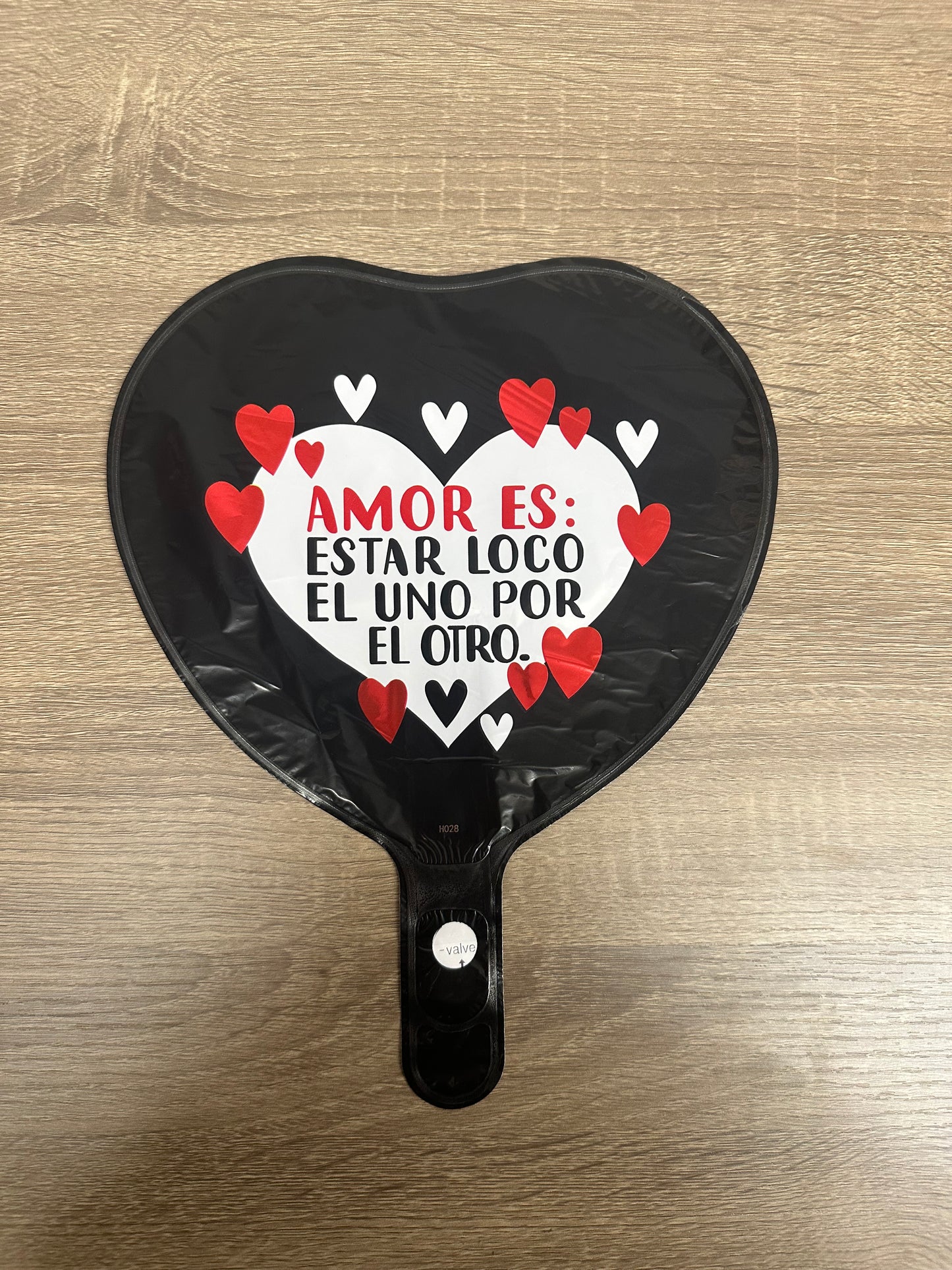 “Amor Es Estar Loco” 10in Foil Balloon