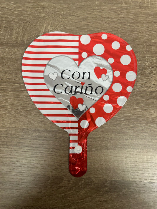 “Con Cariño” 10in Foil Balloon