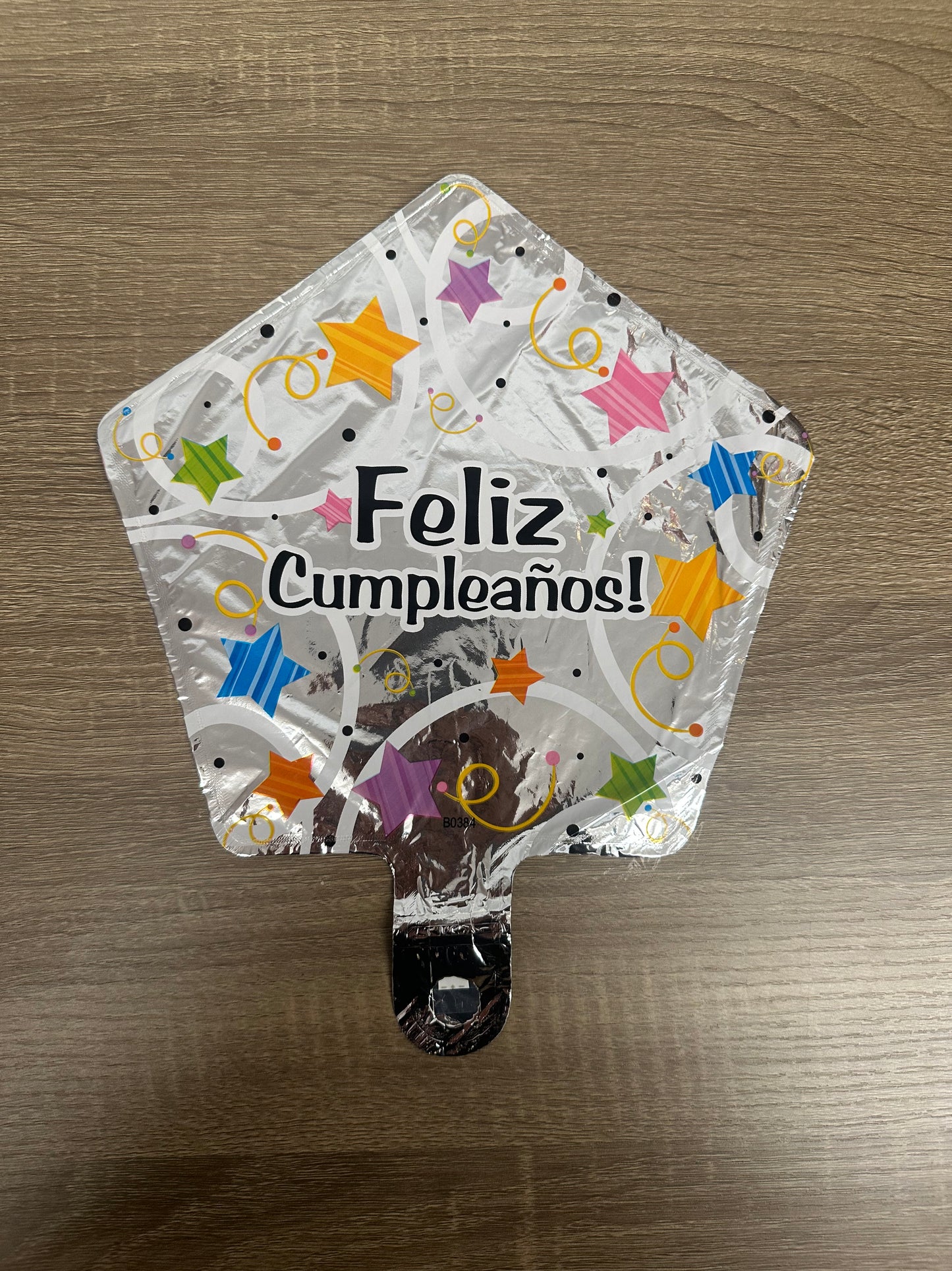 “Feliz Cumpleaños” 10in Foil Balloon