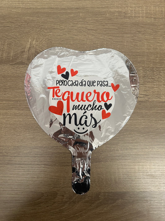 “Te Quiero Mucho Mas” 10in Foil Balloon