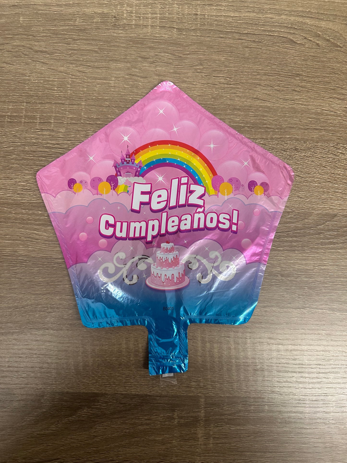 “Feliz Cumpleaños” 10in Foil Balloon