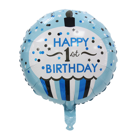 "Happy 1st Birthday" 18in