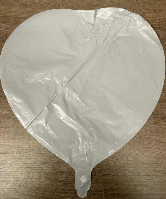 Heart 18" White