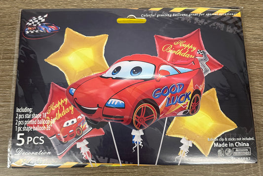 "Light McQueen" 5pc Balloon Set
