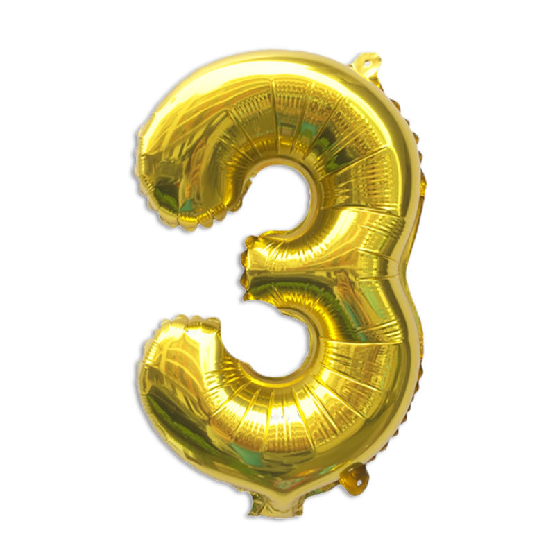 16" Foil Number
