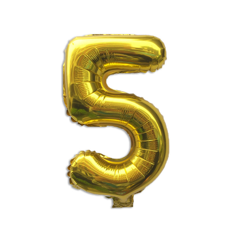 16" Foil Number
