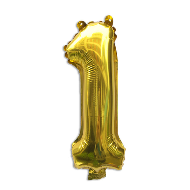 16" Foil Number