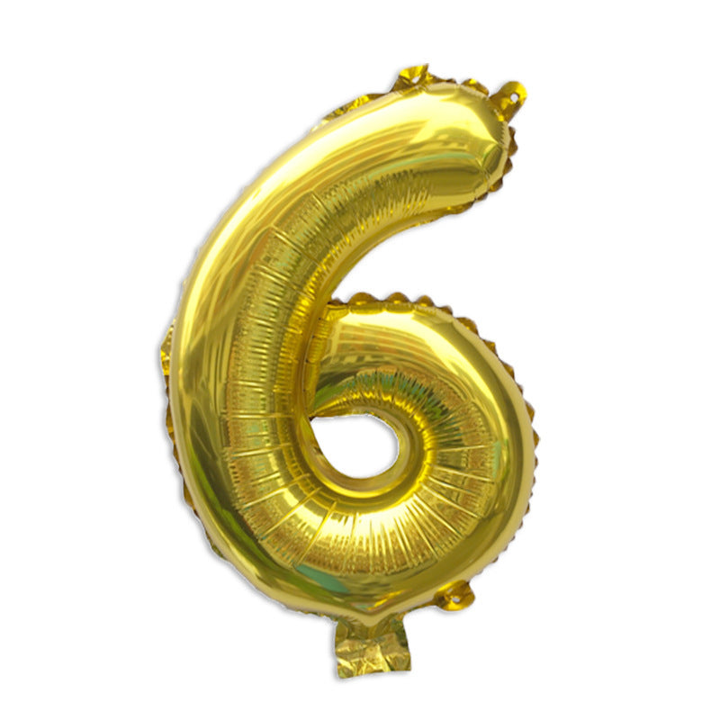 16" Foil Number