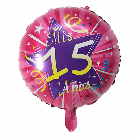 "Mis 15 Años" 18in